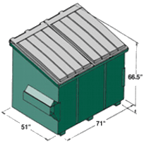 Commercial Dumpster, Trash Services, Business, Burton, Holly, Grand Blanc, Fenton, MI, Michigan